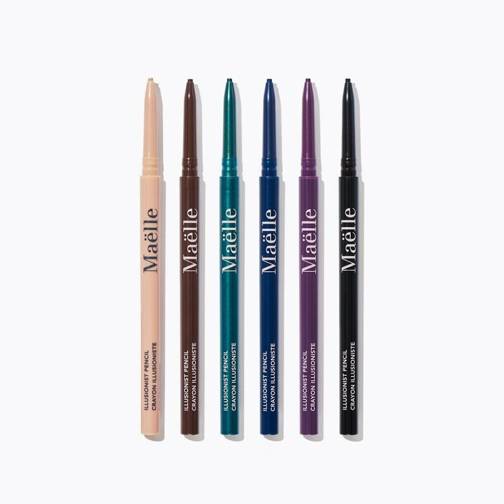 Maelle ILLUSIONIST EYELINER PENCILS - Six (6x) ultra fine eyeliner shades